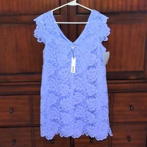 BB Dakota Blue Lace Dress